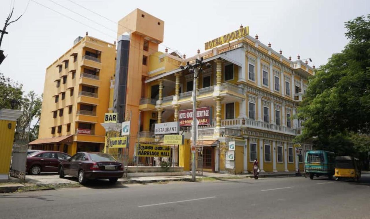Hotel Soorya Heritage Inn ポンディシェリ エクステリア 写真